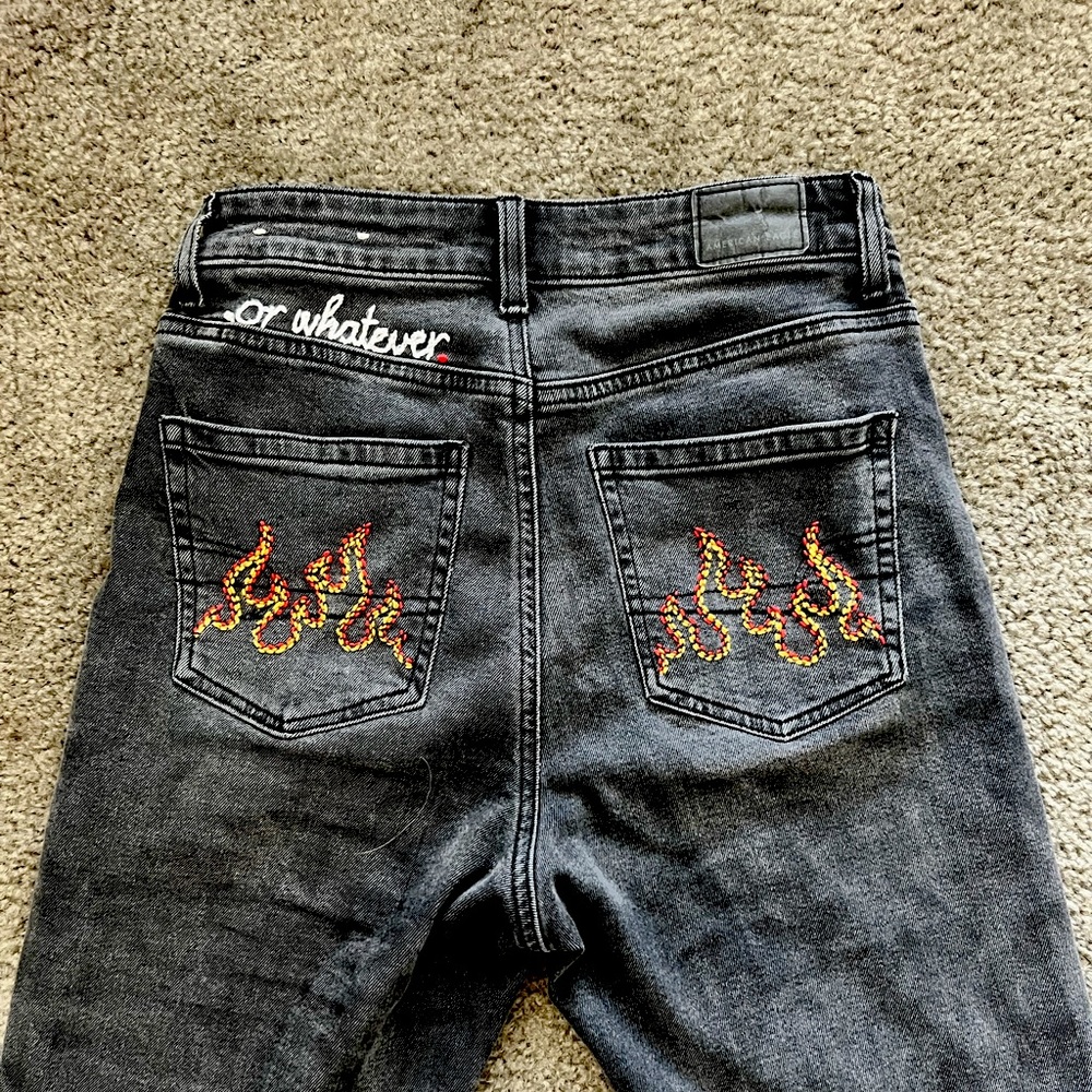 Custom Embroidered American Eagle Jeans
